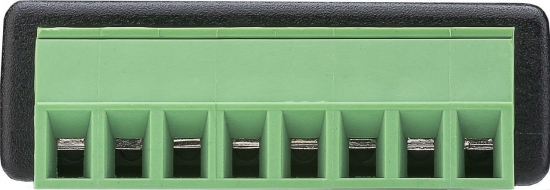 Terminalblock 8-pin > RJ45-Stecker (8P8C) - abnehmbare Schraubbefestigung, 2-teilig
