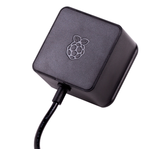 offizielles Raspberry Pi USB-C Netzteil 5,1V / 3,0A, EU, schwarz