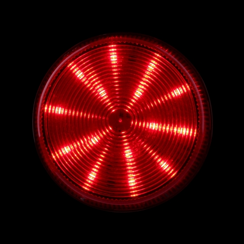 LED Signalleuchte, blinkend, 70mm, 12V DC - Farbe: rot
