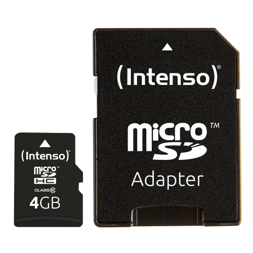 Intenso microSDHC Class 10 Speicherkarte 4GB