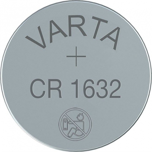 VARTA Knopfzelle Lithium CR1632, 1er Blister