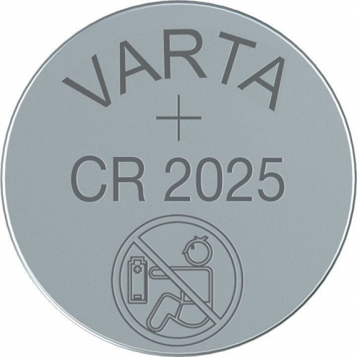 VARTA Knopfzelle Lithium CR2025, 1er Blister