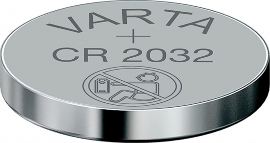 VARTA Knopfzelle Lithium CR2032, 1er Blister