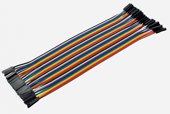 40pin Jumper / Dupont Kabel Set, je 1x F-F / M-M / F-M, 20cm