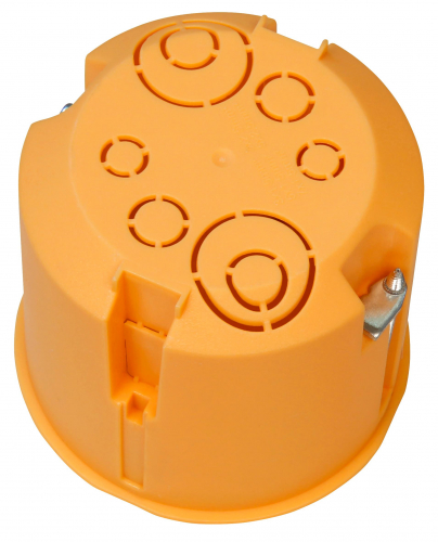 Hohlwanddose, Ø68x62mm, inkl. Geräteschrauben, orange
