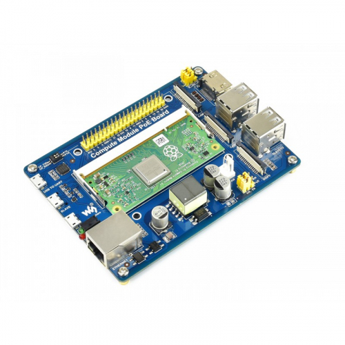 Compute Module IO Board mit PoE fr Raspberry Pi CM3 / 3+