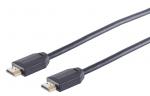 Ultra HDMI Kabel, 10K (120Hz), 4K (240Hz), 3D (1080p), PVC, schwarz - Lnge: 0,5m