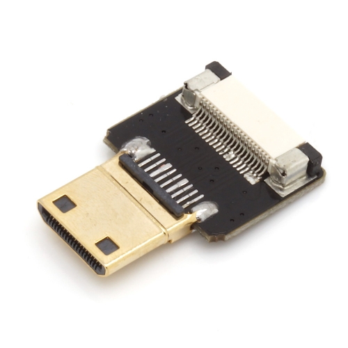 Mini HDMI Typ C Stecker, gerade, fr DIY HDMI Kabel
