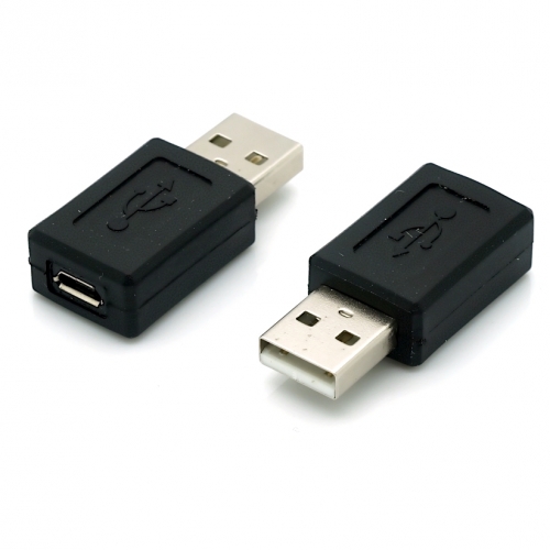USB 2.0 Hi-Speed Adapter Micro B Buchse - A Stecker schwarz