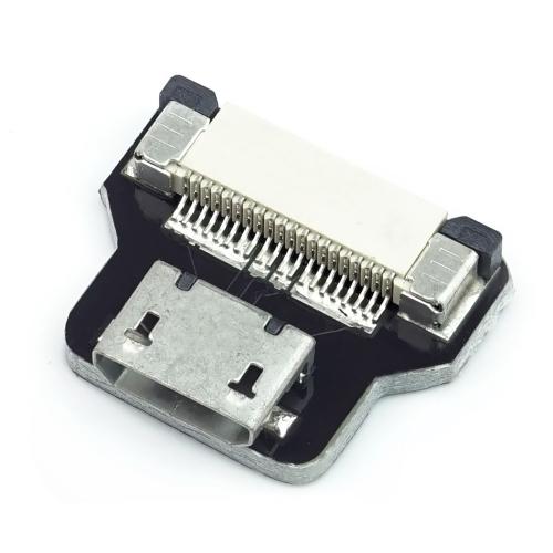 Micro USB 2.0 Typ B Buchse, gerade, fr DIY USB Kabel