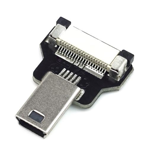 Mini USB 2.0 Typ B Stecker, gerade, fr DIY USB Kabel