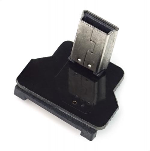 Mini USB 2.0 Typ B Stecker, nach unten gewinkelt, fr DIY USB Kabel