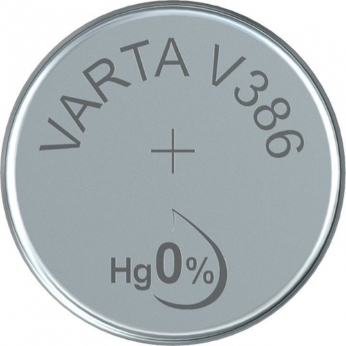 VARTA Silberoxid Uhrenbatterie V386 / SR43