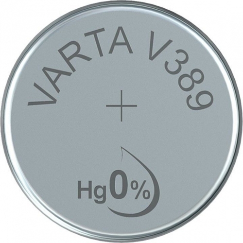 VARTA Silberoxid Uhrenbatterie V389 / SR54