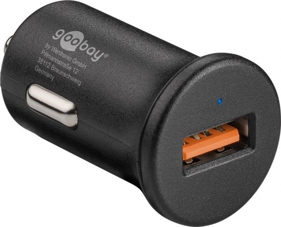 Quick Charge QC3.0 USB-Autoschnellladegert 3,0A schwarz