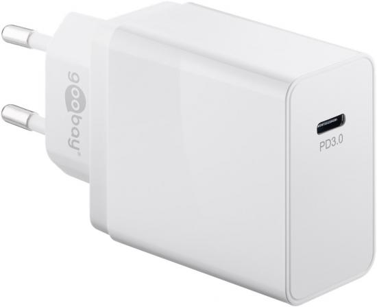 USB Schnellladegerät / Netzteil, Power Delivery, USB-C, 25W, weiß