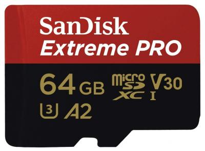 SanDisk 64GB microSDXC: Hochleistungs-Speicher fr anspruchsvolle Bedingungen