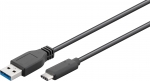 USB 3.0 Kabel A Stecker  C Stecker schwarz - Lnge: 1,0 m