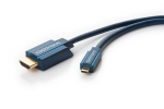Clicktronic Casual Micro HDMI Adapterkabel mit Ethernet - Lnge: 2,00 m
