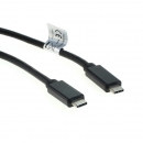 USB-C 3.0 Kabel, Power Delivery 60W, 1,0m, schwarz