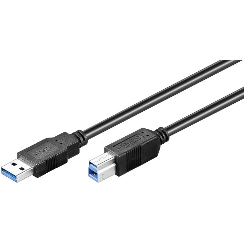 USB 3.0 SuperSpeed Kabel A Stecker > B Stecker - Länge: 3,00 m