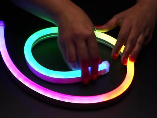 Adafruit NeoPixel RGB LED Flexstreifen mit Silikonschlauch im Neon-Stil, 1m