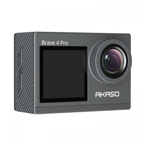 Akaso Brave 4 Pro Action Cam, 40MP, 4K, 30fps, 5x Zoom, Front-Display, WiFi