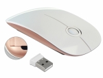 Optische 3-Tasten Maus 2,4 GHz wireless wei / ros