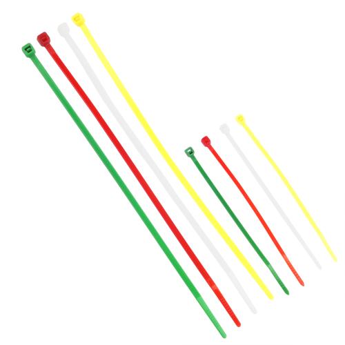 Kabelbinder, 100 x 2,5mm + 200 x 3,6mm, farbig, 200 Stck
