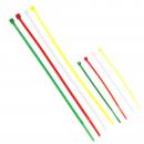 Kabelbinder, 100 x 2,5mm + 200 x 3,6mm, farbig, 200 Stck