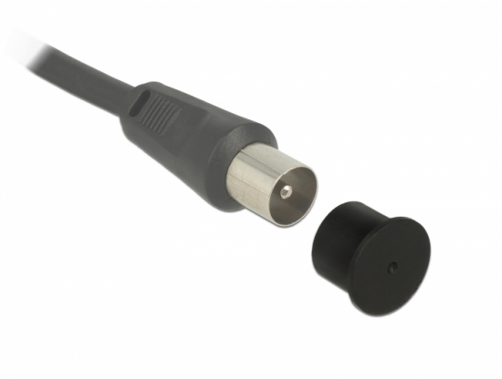 OTB Staubschutz-Kappen Set für USB Type C (USB-C) & Kopfhörer-Anschluss  schwarz