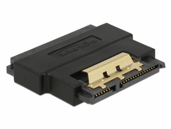 Adapter SATA 22 Pin Buchse zu Stecker mit Einrastfunktion - Portschoner