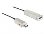 USB 3.0 SuperSpeed Aktives Optisches Verlngerungskabel A Stecker  A Buchse schwarz - Lnge: 20,00 m