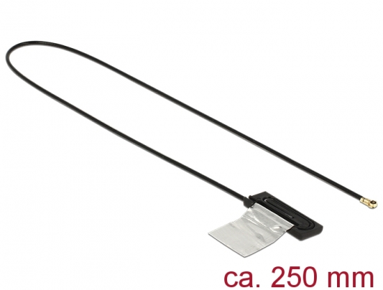WLAN Antenne MHF IV /HSC MXHP32 kompatibler Stecker 802.11 ac/a/h/b/g/n CCD 1 dBi 250 mm intern