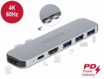 Delock Dockingstation fr MacBook Dual HDMI 4K / PD / Hub