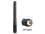 WLAN 802.11 ac/a/b/g/n Antenne RP-SMA 2 dBi omnidirektional starr spritzwassergeschtzt