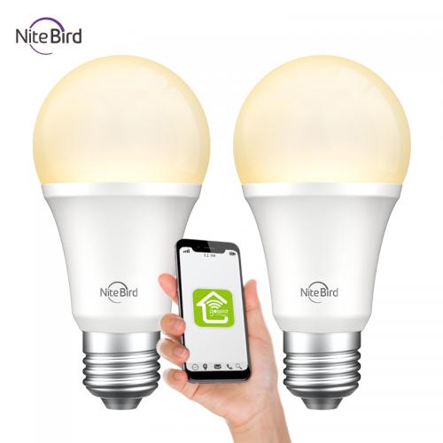 Gosund NiteBird LB1, Smart LED-Lampe, warm-weiß, E27, 2er Pack