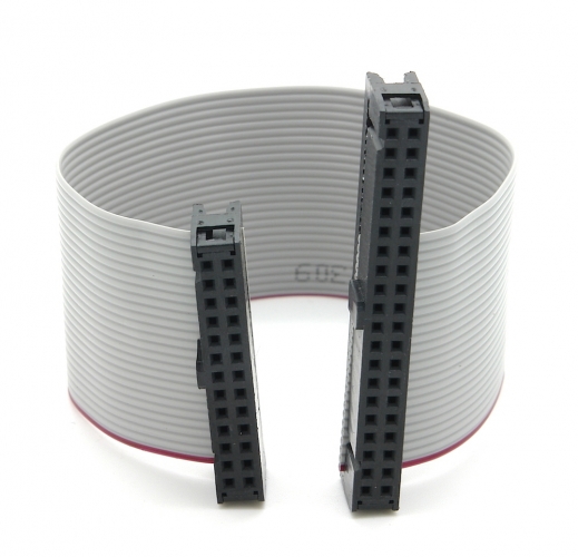GPIO Adapter-Kabel fr Raspberry Pi, 40 Pin Buchse > 26 Pin Buchse, grau, 15cm
