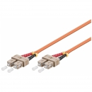 LWL Kabel Multimode OM2, SC-Stecker (UPC) > SC-Stecker (UPC), orange