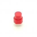 Mikro-Drucktaster 12mm rund, Printmontage, Schlieer - Farbe: rot