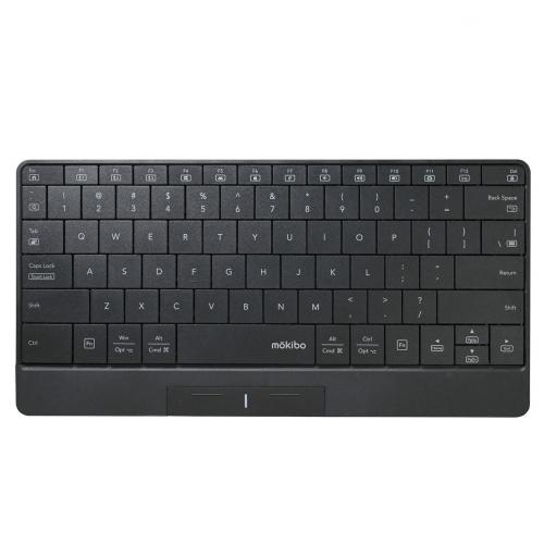 mokibo Touchpad Fusion Keyboard, DE-Layout, schwarz