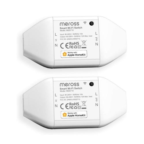 Meross Smart Wi-Fi DIY Switch, WLAN Schalter, 2er Pack