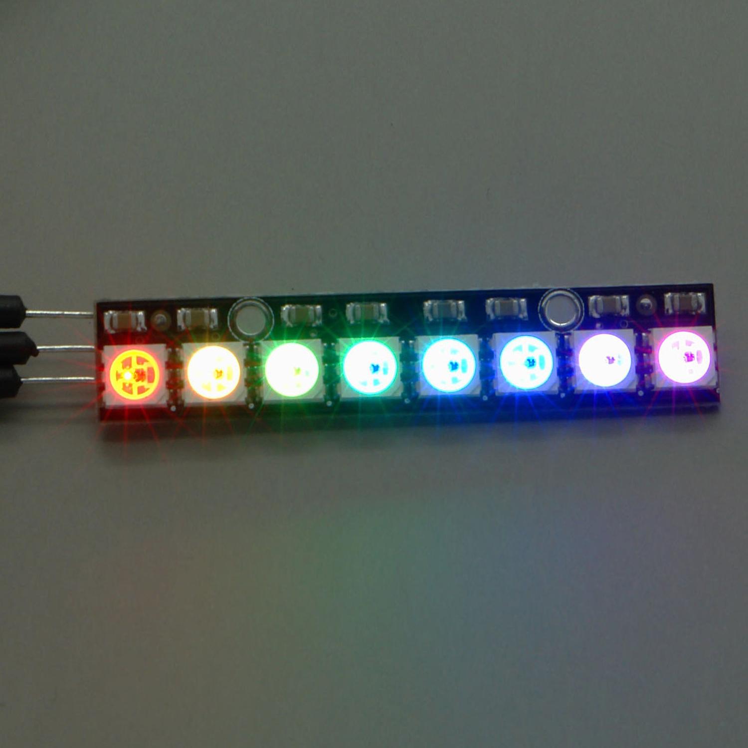 NeoPixel Stick mit 8 WS2812 5050 RGB LEDs