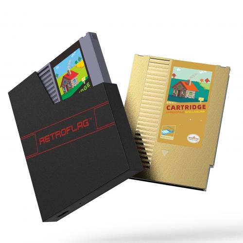 Festplatten-Gehäuse im NES Cartridge Design, grau