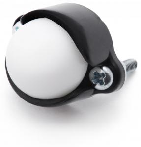 Pololu Ball Caster, 0,5 Zoll Plastikkugel, ABS Gehuse, hhenverstellbar fr kleine Roboter 