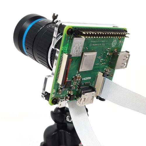 Basic Mounting Plate fr High Quality Camera und Raspberry Pi 3 A+