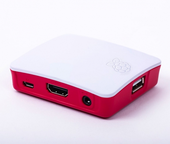offizielles Raspberry Pi Gehuse rot/wei fr 3 Modell A+