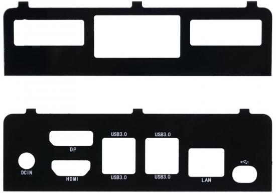 seeed Acryl-Seitenpaneele fr NVIDIA Jetson Nano, re_computer Gehuse, 1mm, Abstandshalter, schwarz