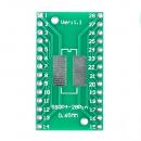 SMD Breakout Adapter fr SOP28 / SSOP28 / TSSOP28, 28 Pin, 0,65mm / 1,27mm