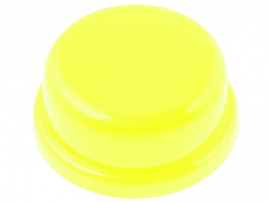 Tasterkappe fr KHT1212PV73, rund, 13mm - Farbe: gelb